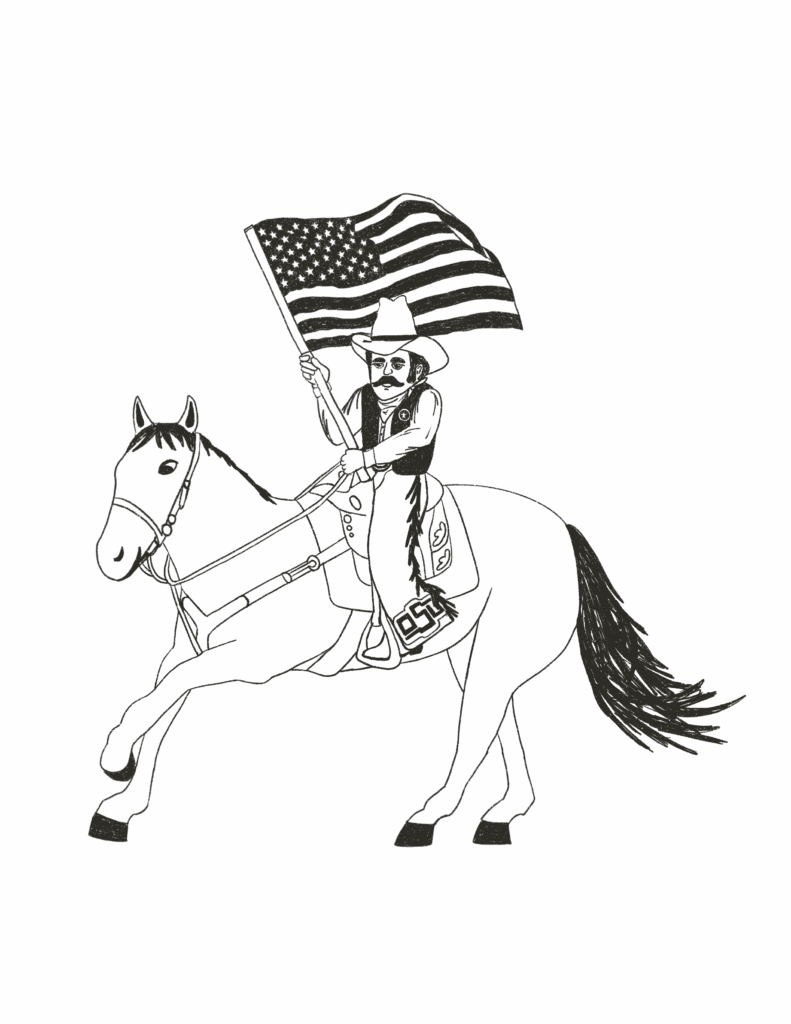 Pistol Pete Illustration