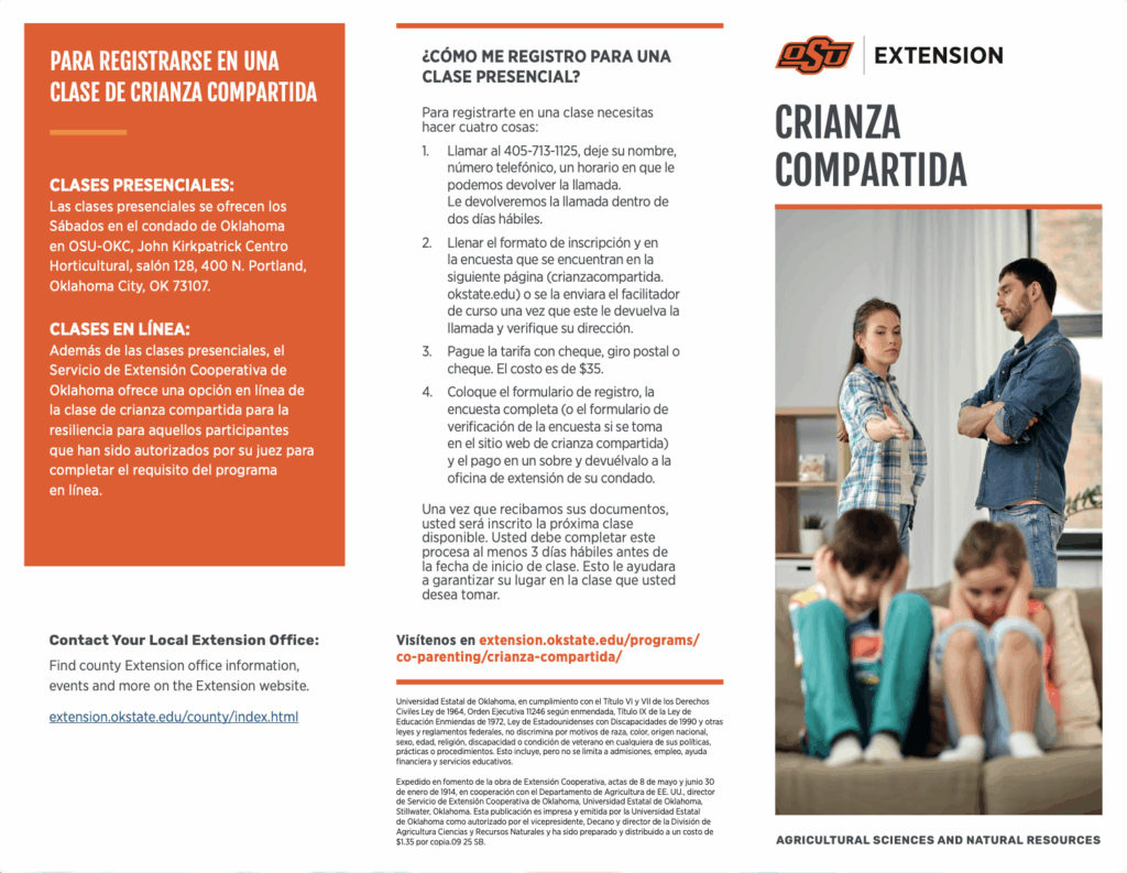 Spanish Co-Parenting Brochure